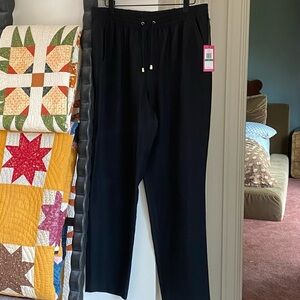 Vince Camuto Drawstring Pants with gold tassels